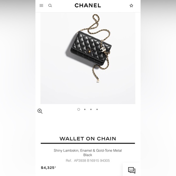 🌺BEAUTIFUL CHANEL BOY WOC lambskin Leather Chanel WOC NAVY. CROSSBODY - Picture 12 of 12